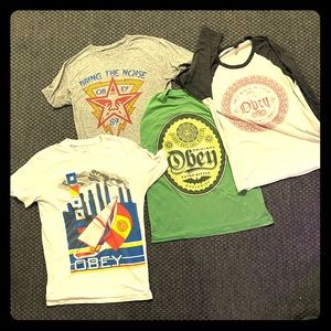 BUNDLE OBEY XL shirts